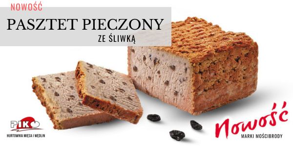 NOWOŚĆ- PASZTET PIECZONY ZE ŚLIWKĄ